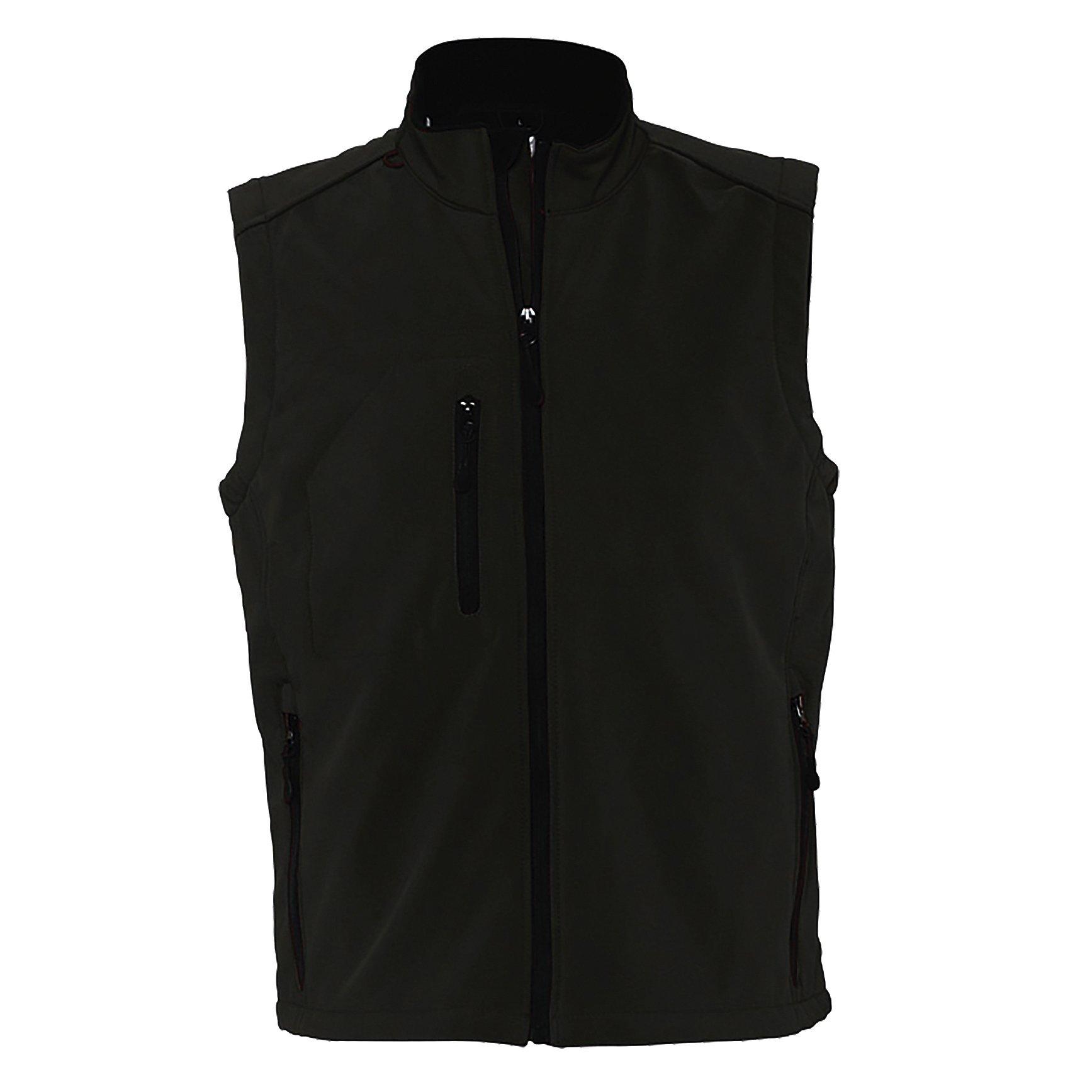 SOLS - Mens Rallye SoftshellWeste Bodywarmer Weste, für Herren, Schwarz, Größe XL von SOLS