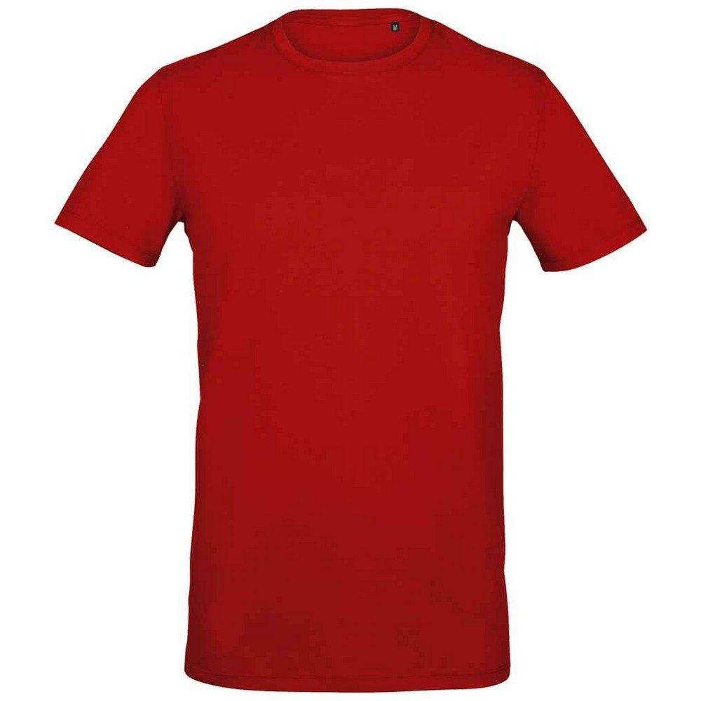 Millenium Tshirt Herren Rot Bunt M von SOLS