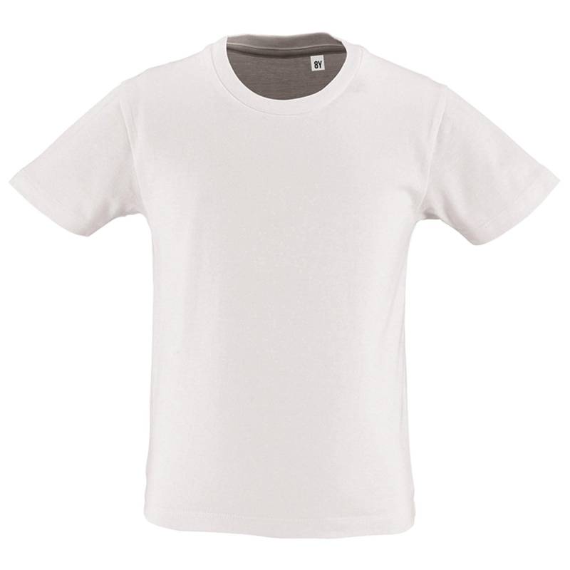 Milo Organisches Tshirt Jungen Weiss 140 von SOLS