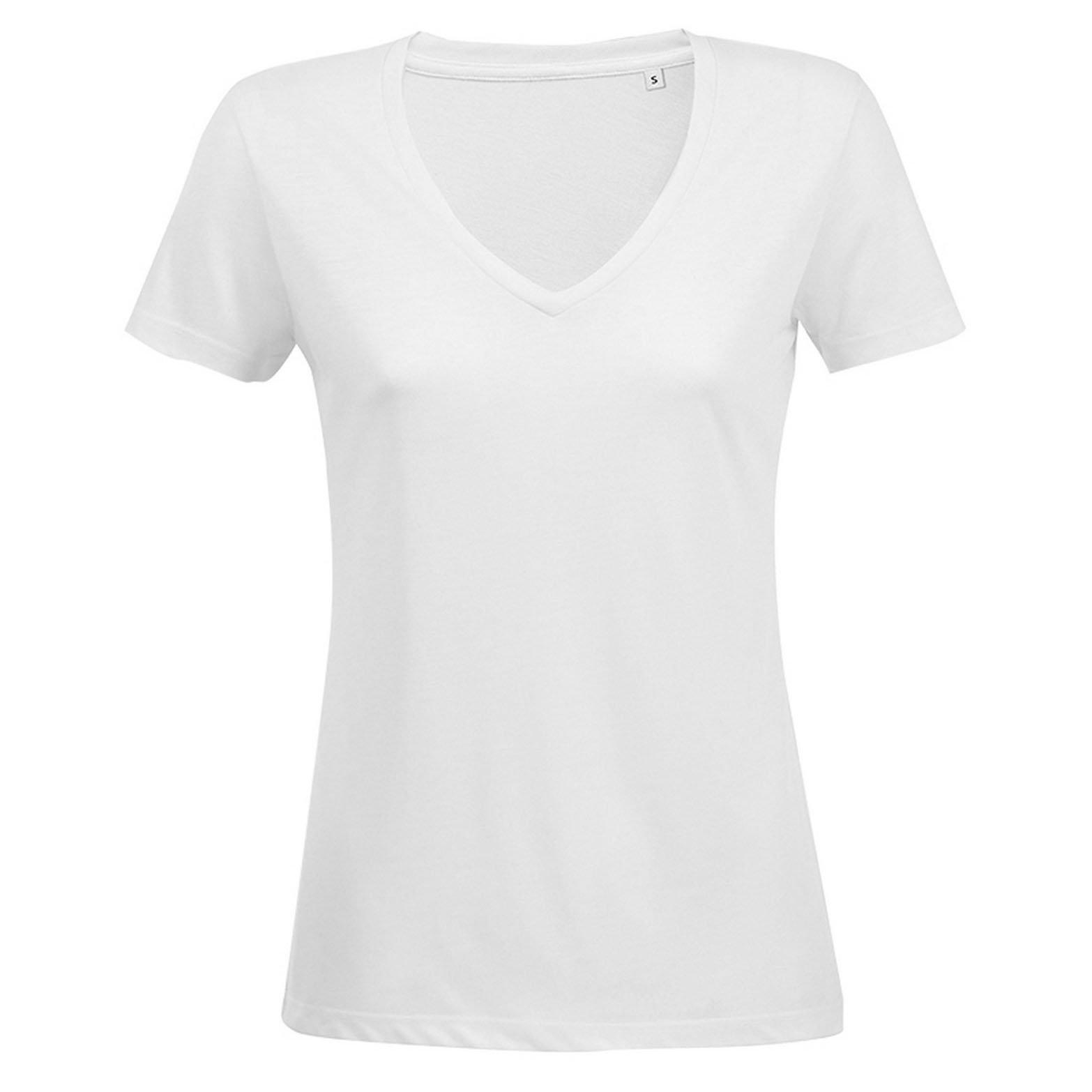 Motion Tshirt Damen Weiss XS von SOLS