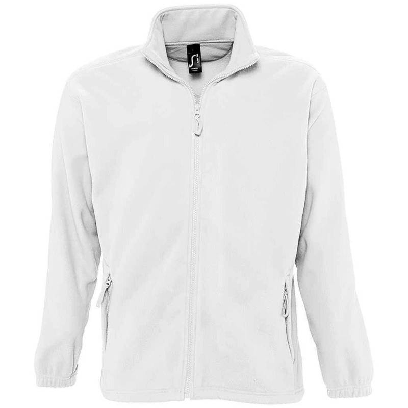 North Fleecejacke Mit Durchgehendem Reißverschluss Damen Weiss XXL von SOLS