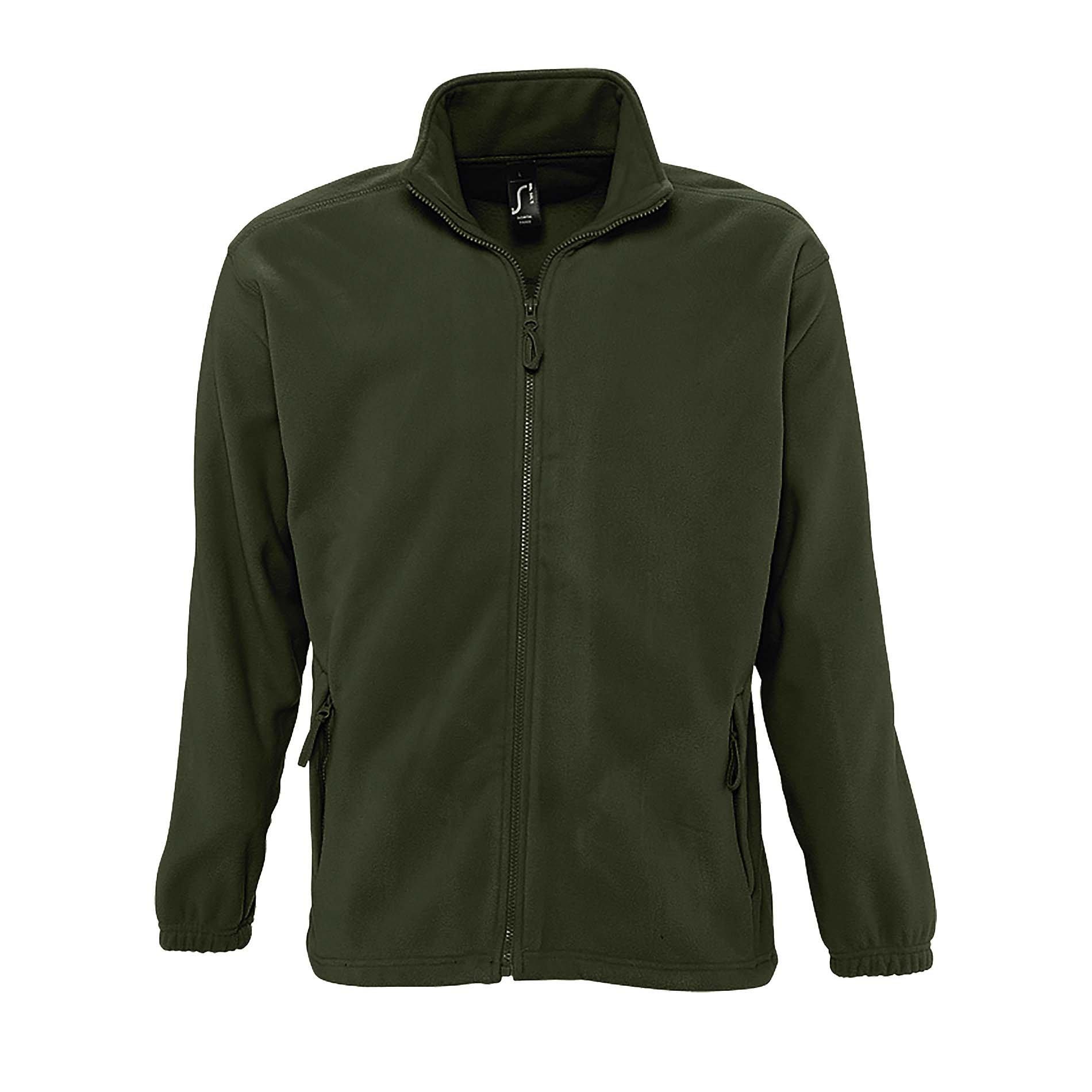 SOLS - Outdoor Fleece Jacke North, für Herren, Khaki, Größe XXL von SOLS