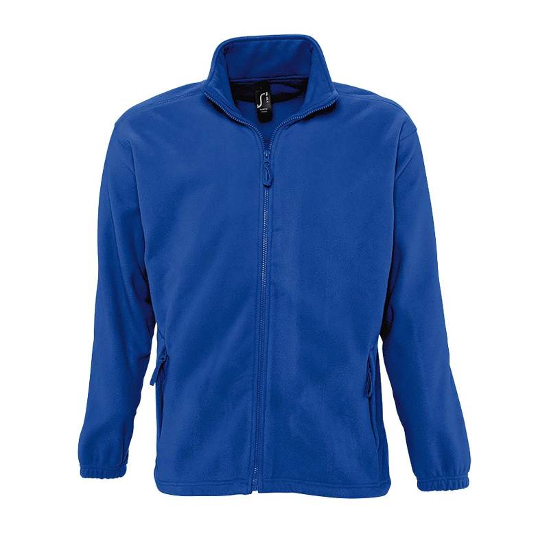 Outdoor Fleece Jacke North Herren Königsblau L von SOLS