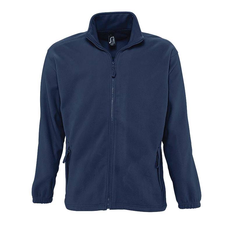 Outdoor Fleece Jacke North Herren Marine XS von SOLS