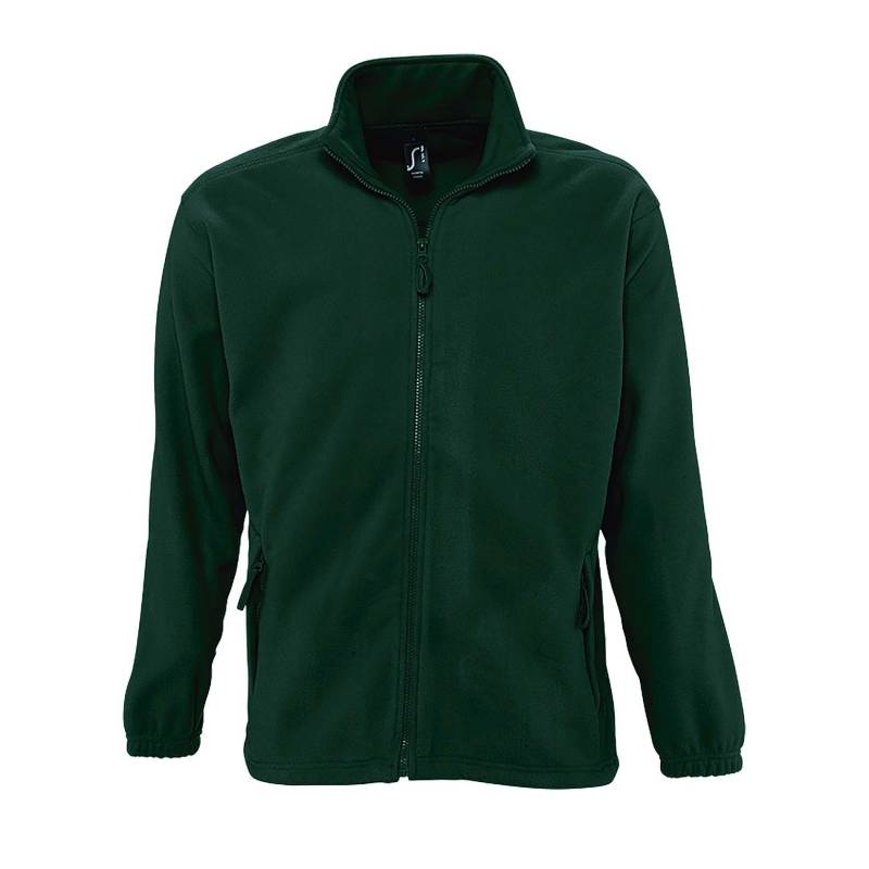 Outdoor Fleece Jacke North Herren Waldgrün L von SOLS