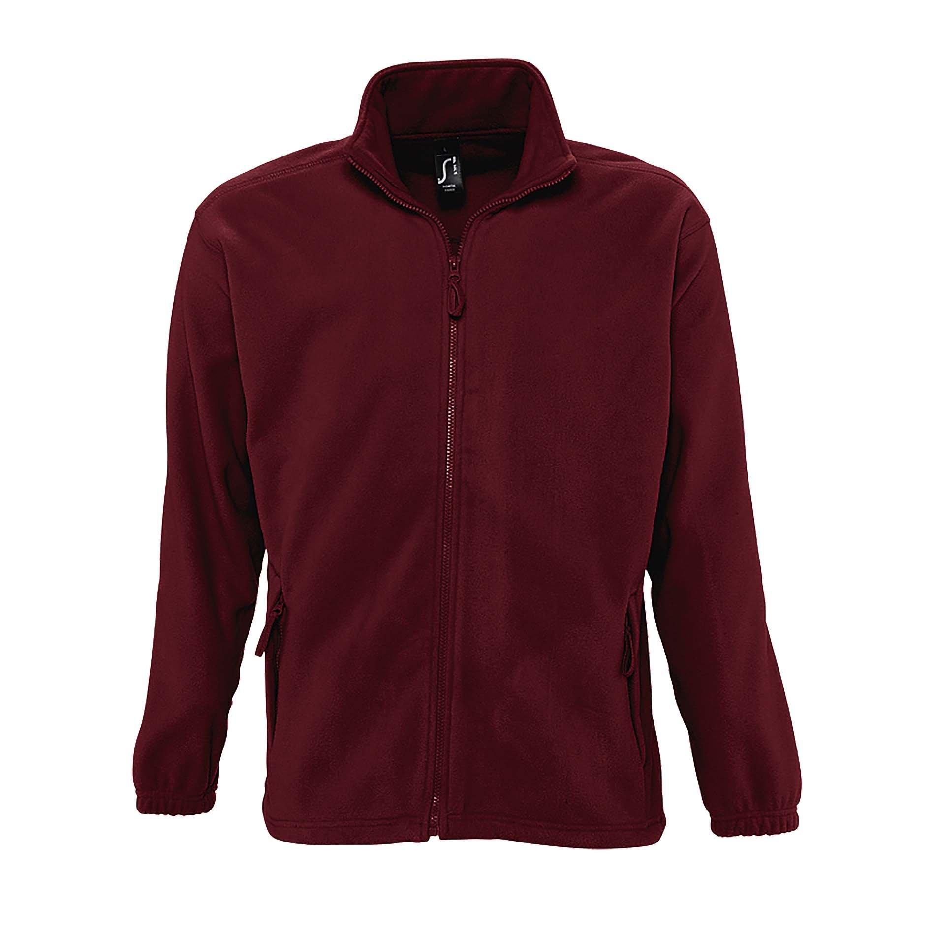 SOLS - Outdoor Fleece Jacke North, für Herren, Weinrot, Größe M von SOLS