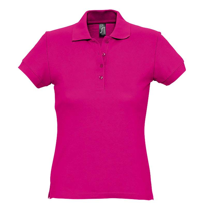 Passion Poloshirt, Kurzarm Damen Fuchsia XL von SOLS