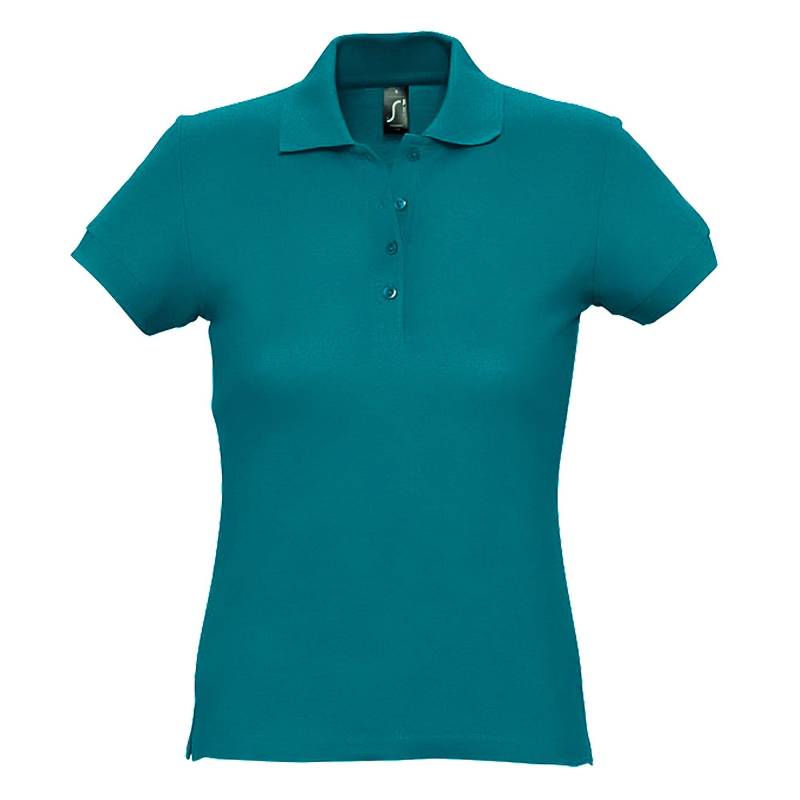 Passion Poloshirt, Kurzarm Damen Horizon Blue XL von SOLS