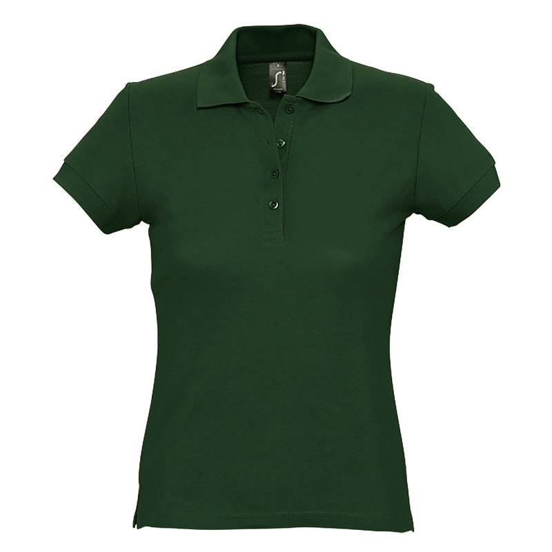 Passion Poloshirt, Kurzarm Damen Waldgrün L von SOLS