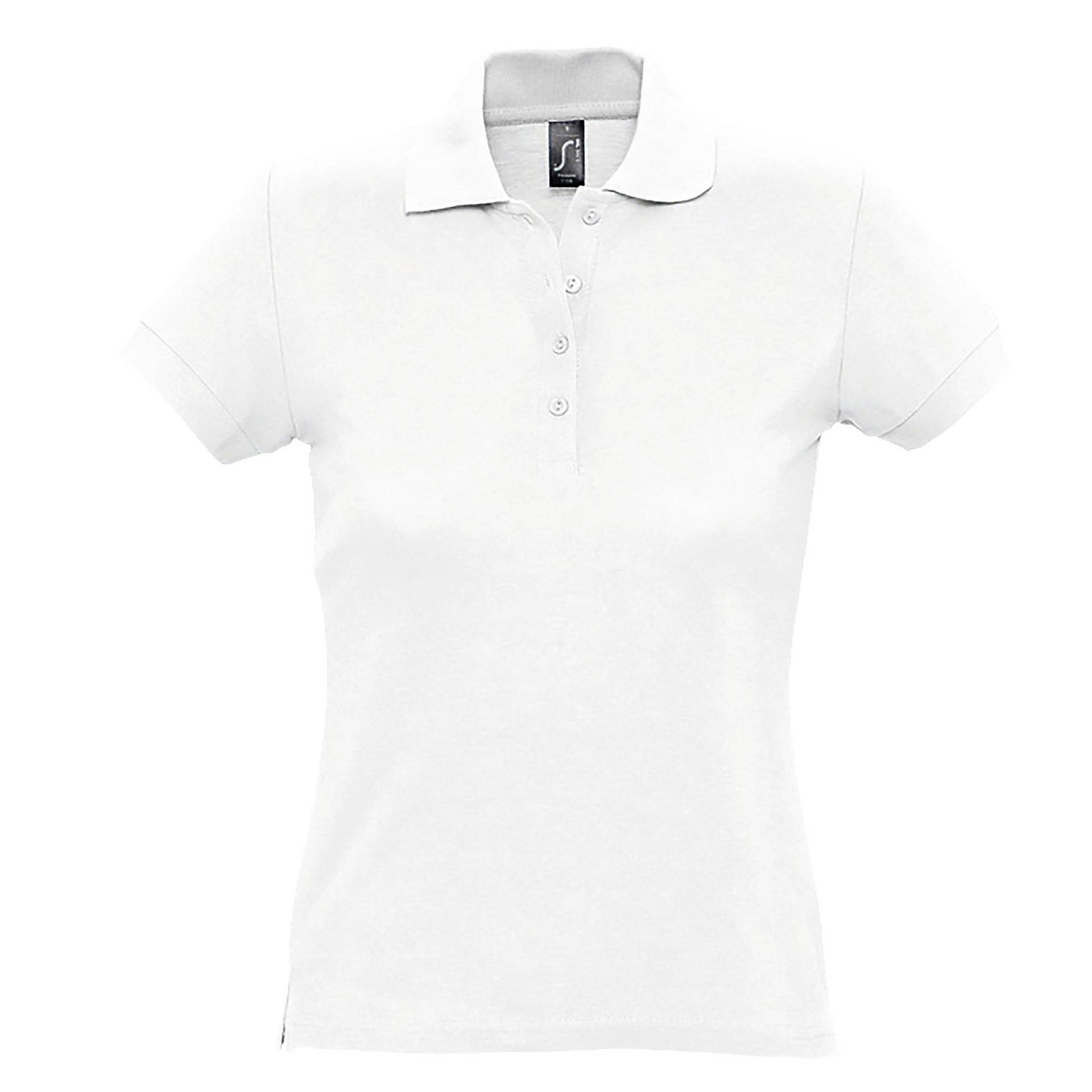 Passion Poloshirt, Kurzarm Damen Weiss XXL von SOLS