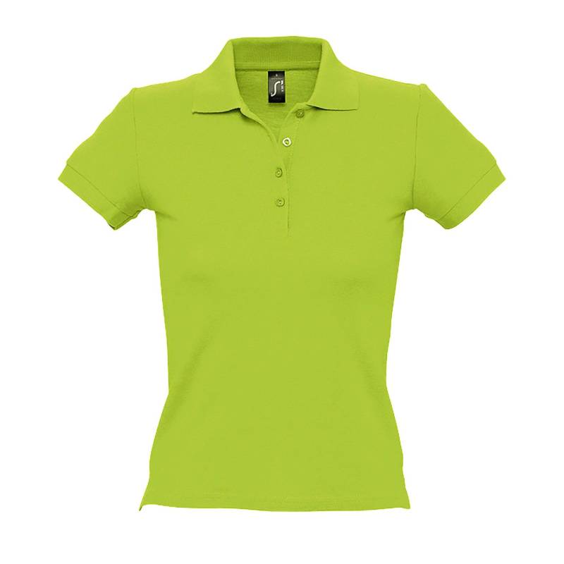 People Poloshirt, Kurzarm Damen Grün XL von SOLS