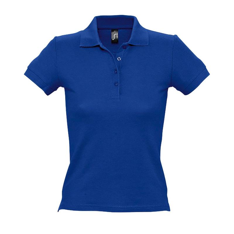 People Poloshirt, Kurzarm Damen Königsblau 3XL von SOLS