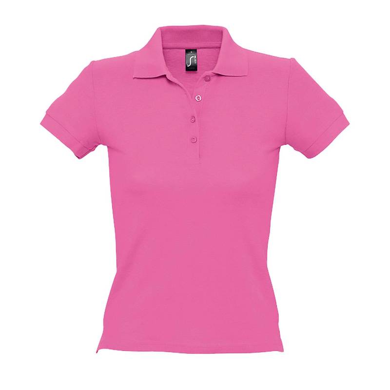 People Poloshirt, Kurzarm Damen Pink XXL von SOLS