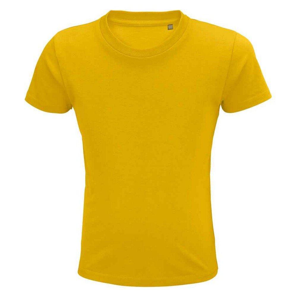 Pioneer Tshirt Jungen Gold 140 von SOLS