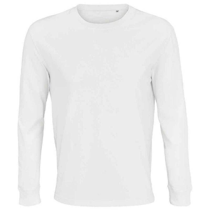 Pioneer Tshirt Langärmlig Damen Weiss L von SOLS