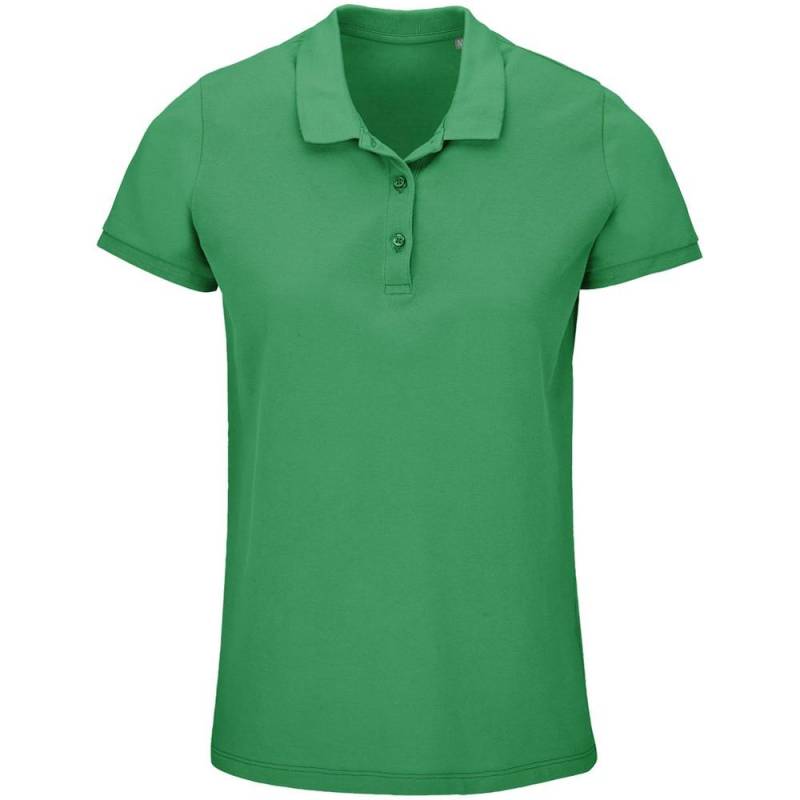 Planet Poloshirt Aus Biologischem Anbau Damen Frühlingsgrün 40 von SOLS