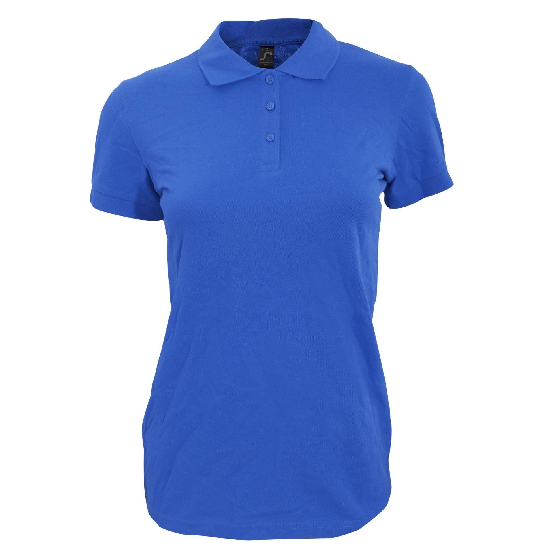 Poloshirt Perfect Kurzarm Damen Königsblau 3XL von SOLS