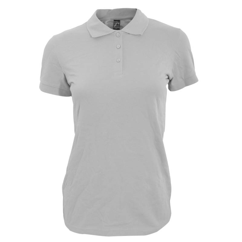 Poloshirt Perfect Kurzarm Damen Taubengrau L von SOLS