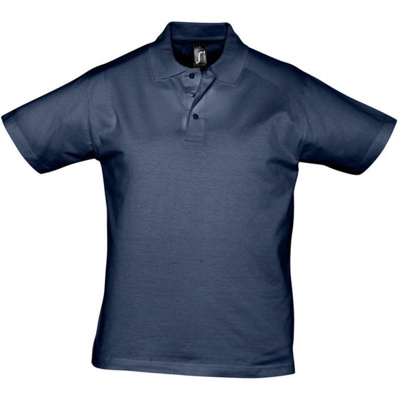 Prescott Jersey Poloshirt, Kurzarm Herren Marine 3XL von SOLS