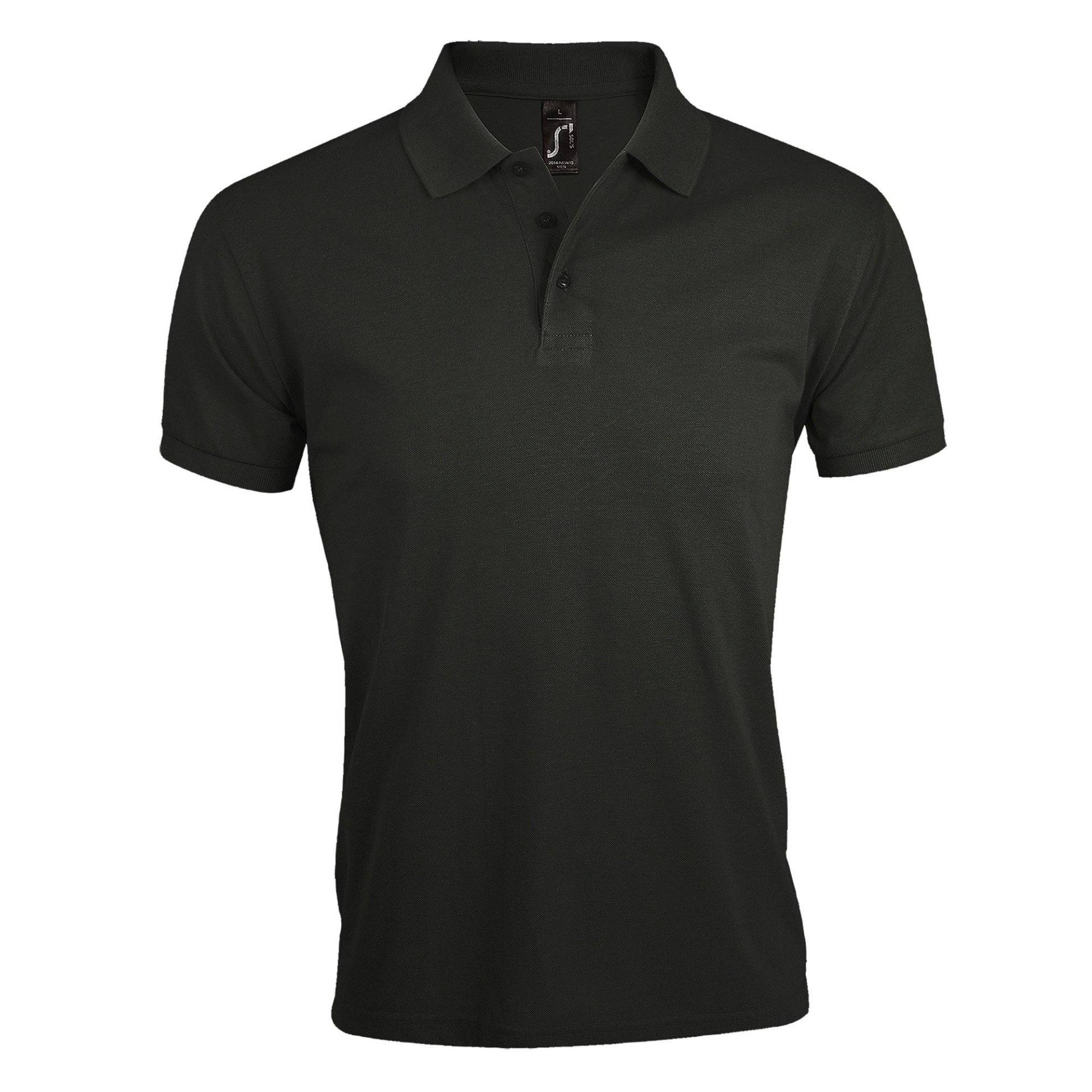 Prime Pique Poloshirt, Kurzarm Herren Grau L von SOLS