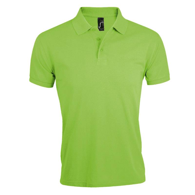 Prime Pique Poloshirt, Kurzarm Herren Grün L von SOLS