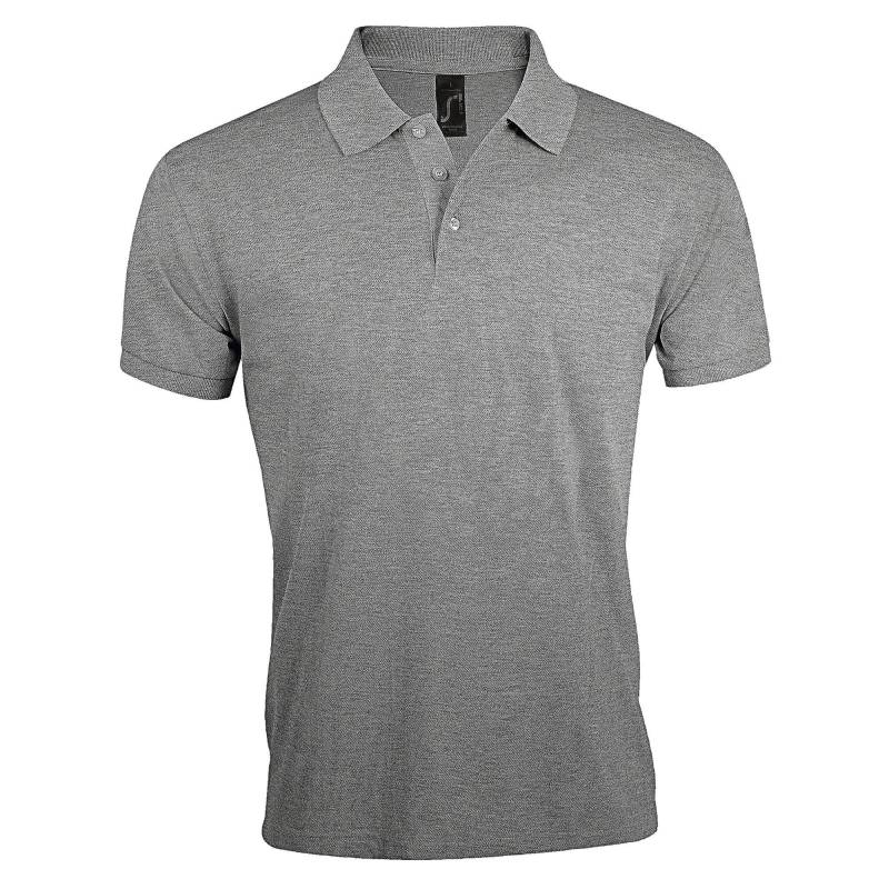 Prime Pique Poloshirt, Kurzarm Herren Taubengrau 3XL von SOLS