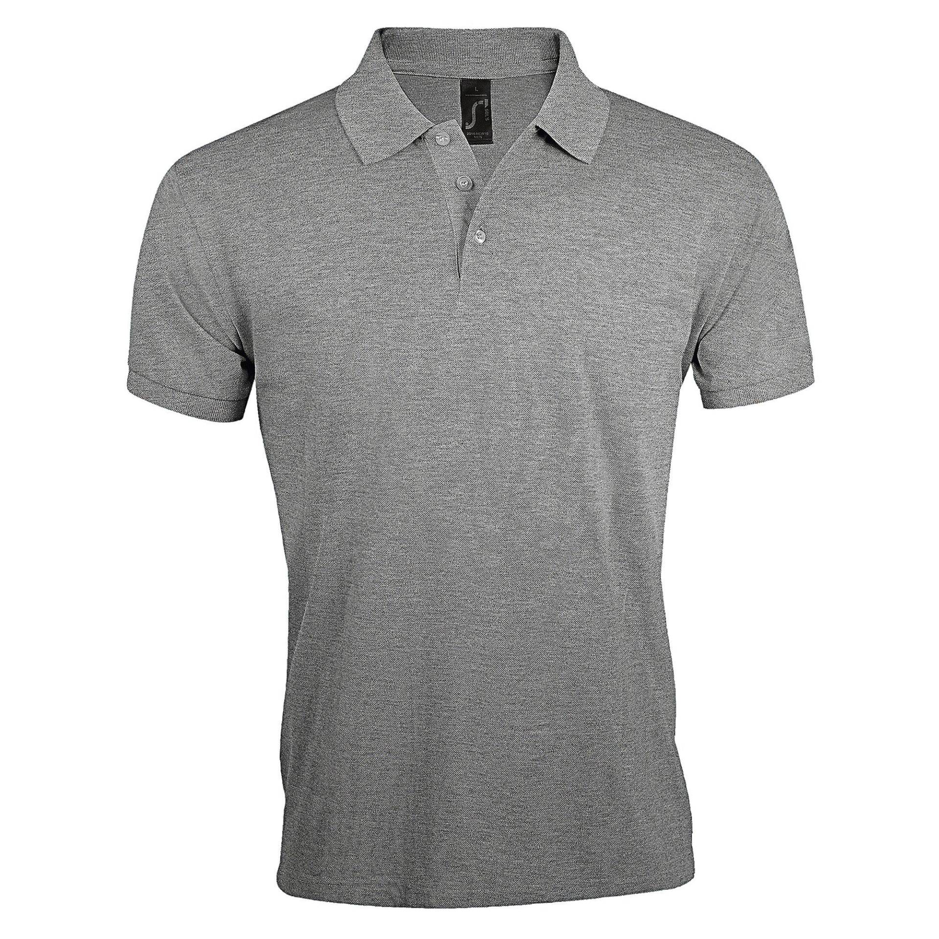 Prime Pique Poloshirt, Kurzarm Herren Taubengrau L von SOLS