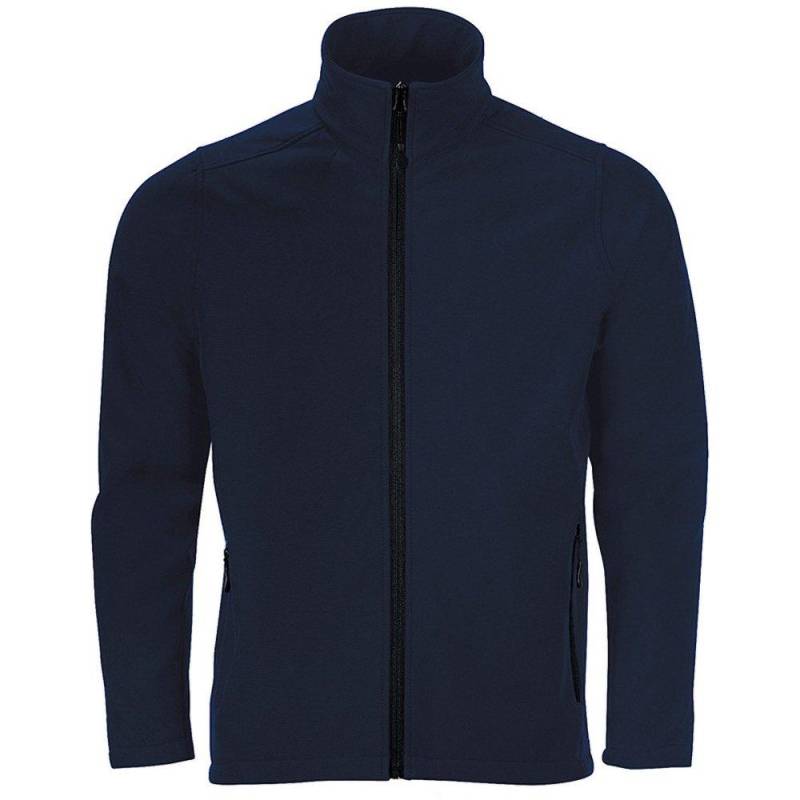 Race Softshelljacke Mit Durchgehendem Reißverschluss, Wasserabweisend Herren Marine XL von SOLS