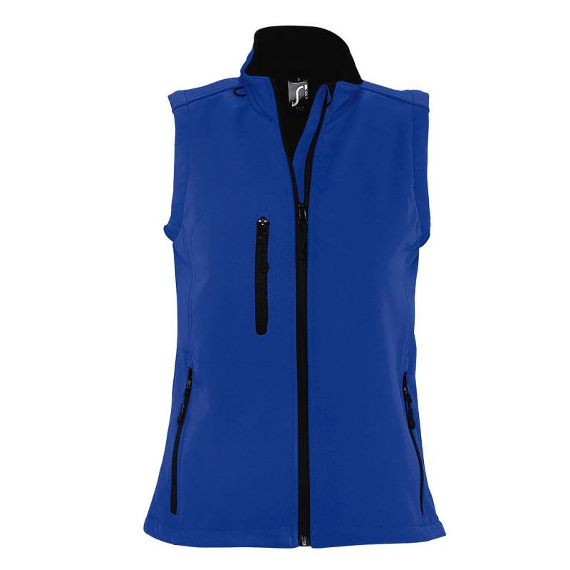 Rallye Softshellbodywarmer Softshellweste Damen Königsblau L von SOLS