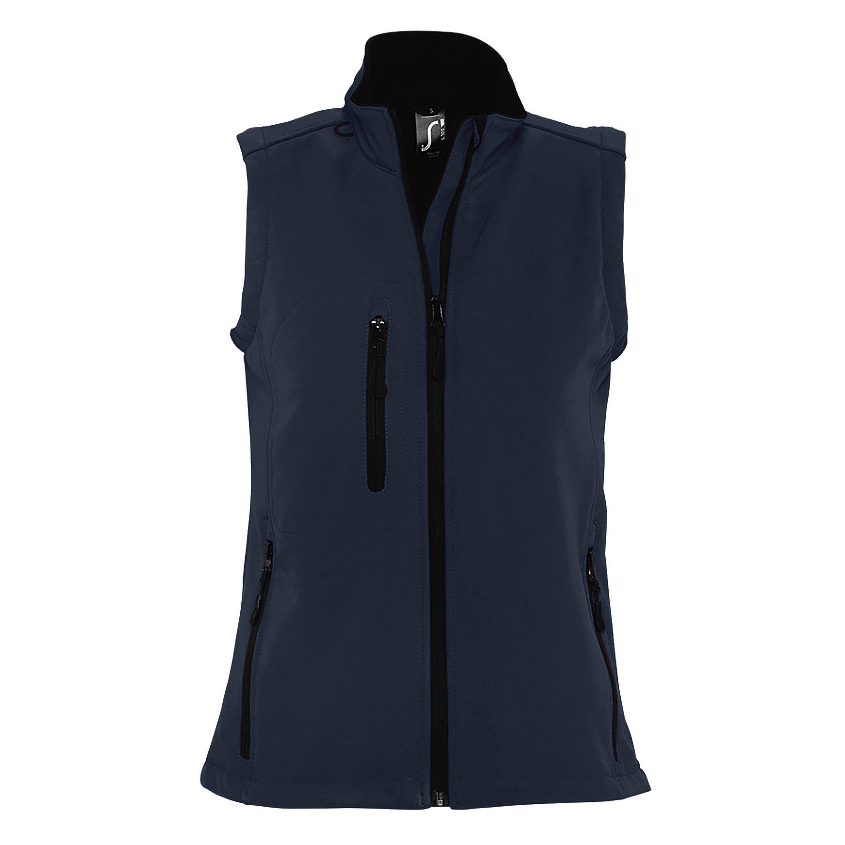 SOLS - Rallye SoftshellBodywarmer SoftshellWeste, für Damen, Marine, Größe L von SOLS