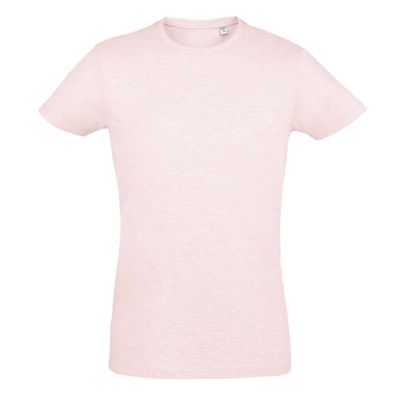 Regent Slim Fit Tshirt, Kurzarm Herren Pink M von SOLS