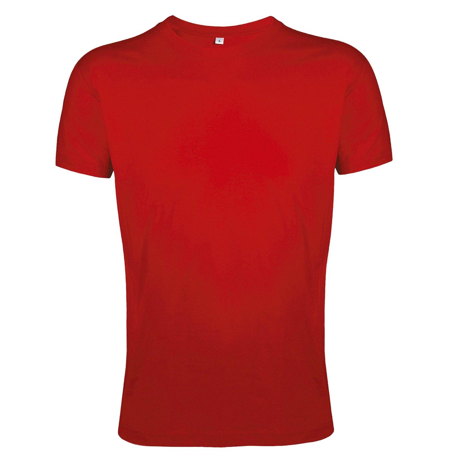 SOLS - Regent Slim Fit TShirt, Kurzarm, für Herren, Rot Bunt, Größe L von SOLS