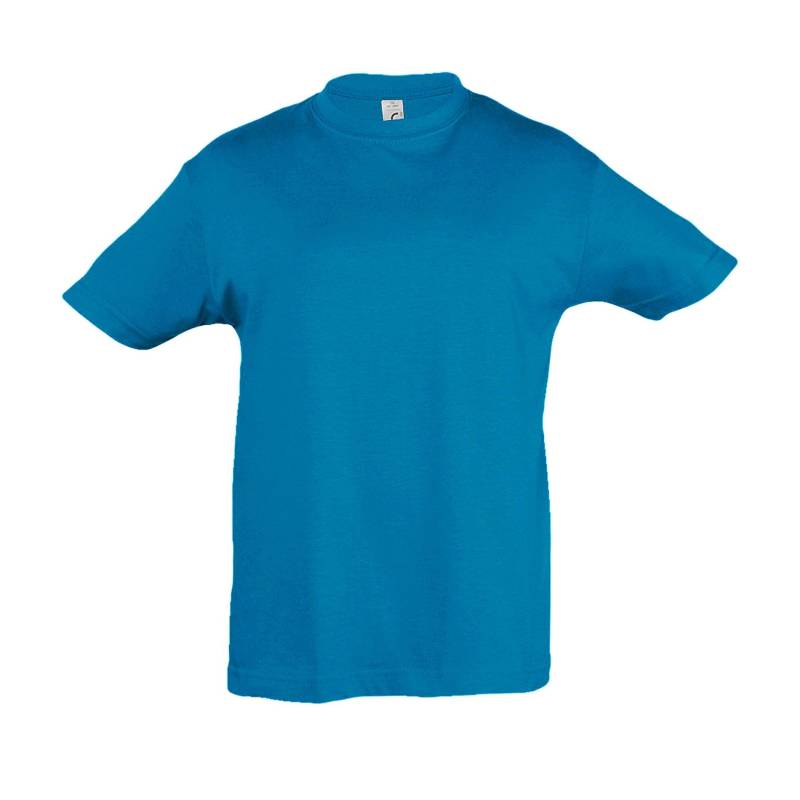 Regent Tshirt, Kurzarm Jungen Aquamarine 128 von SOLS