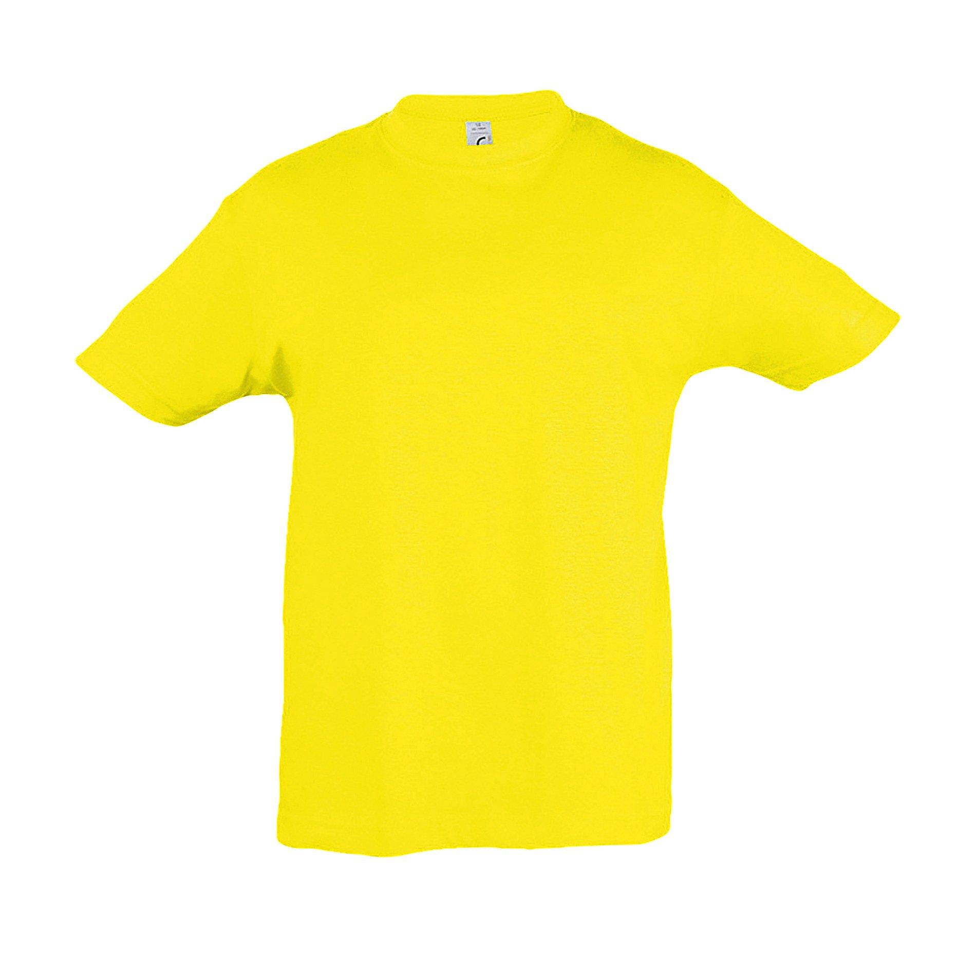 Regent Tshirt, Kurzarm Jungen Gelb Bunt 2A von SOLS