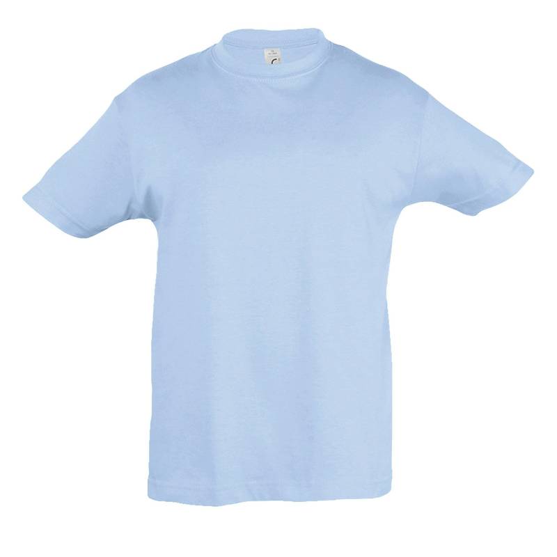 Regent Tshirt, Kurzarm Jungen Himmelblau 4A von SOLS