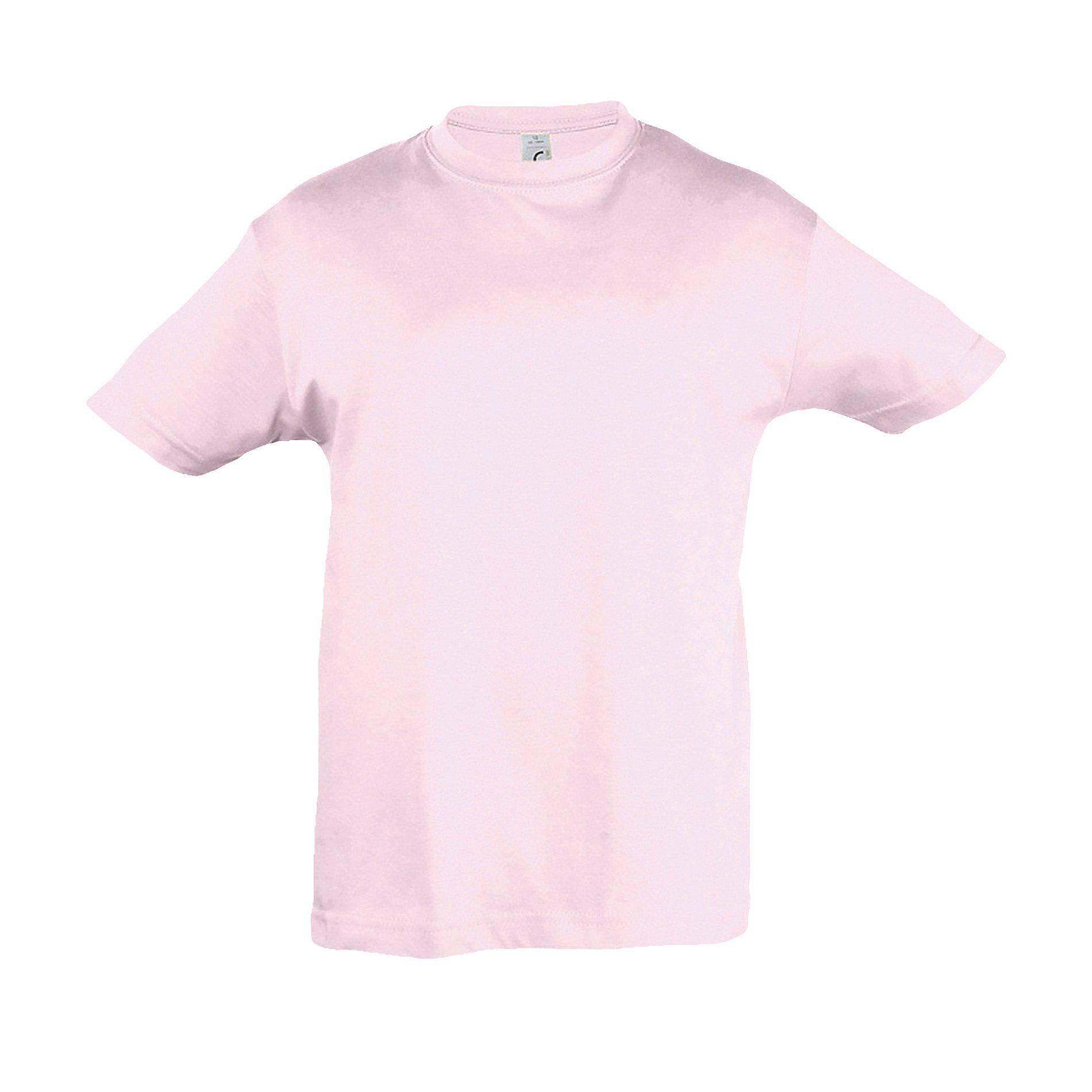 Regent Tshirt, Kurzarm Mädchen Pink 128 von SOLS