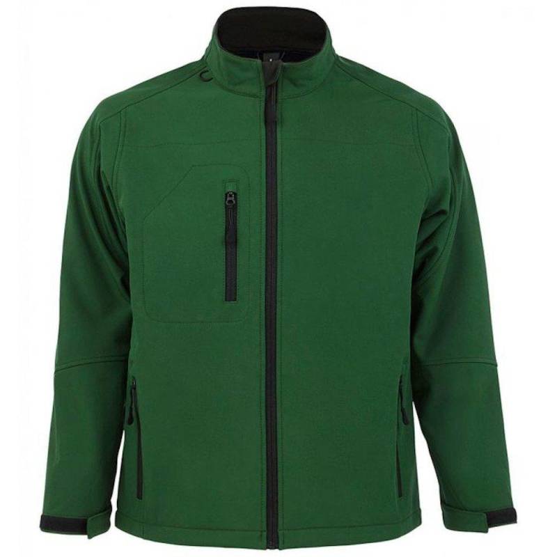 Relax Softshelljacke, Atmungsaktiv, Winddicht, Wasserdicht Herren Grün 3XL von SOLS