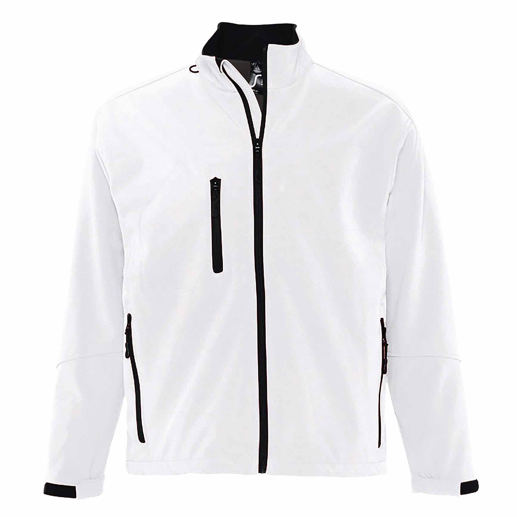 Relax Softshelljacke, Atmungsaktiv, Winddicht, Wasserdicht Herren Weiss M von SOLS