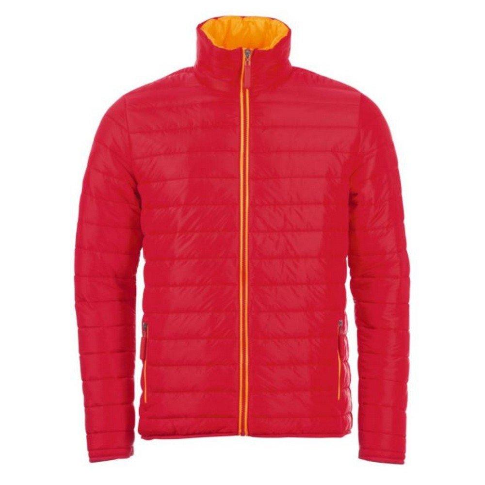 Ride Steppjacke Jacke, Wasserabweisend Herren Rot Bunt 3XL von SOLS