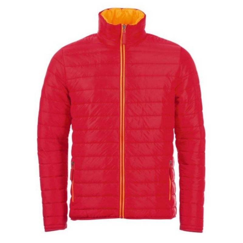 Ride Steppjacke Jacke, Wasserabweisend Herren Rot Bunt 3XL von SOLS