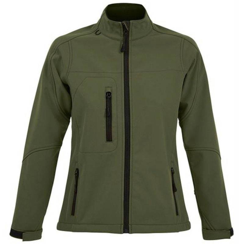 Roxy Softshelljacke, Atmungsaktiv, Winddicht, Wasserabweisend Damen Dunkelgrün S von SOLS