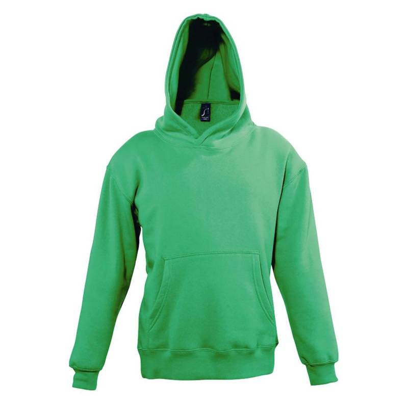 Slam Kapuzen Sweatshirt Jungen Grün 10A von SOLS