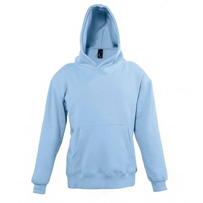 Slam Kapuzen Sweatshirt Jungen Himmelblau 128 von SOLS