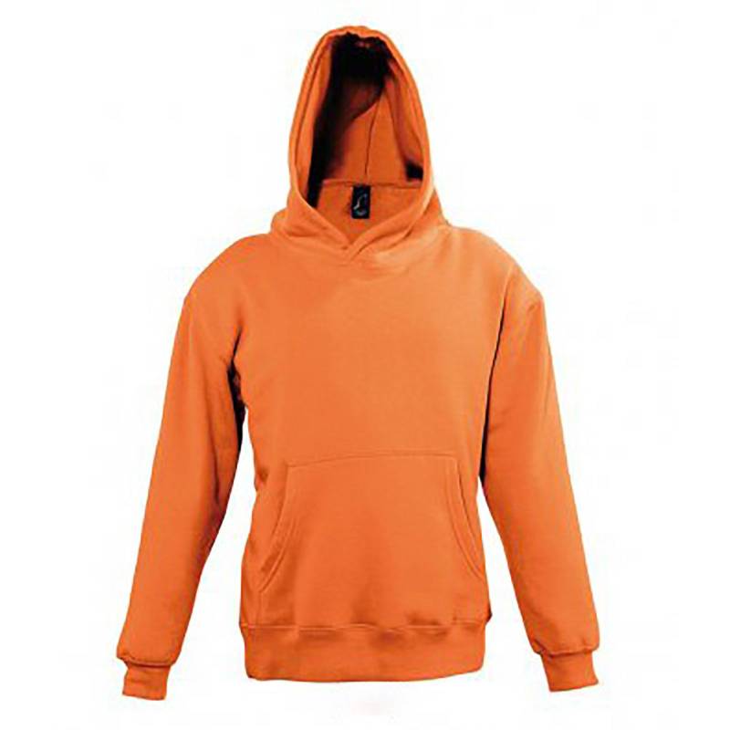 Slam Kapuzen Sweatshirt Jungen Orange 4A von SOLS