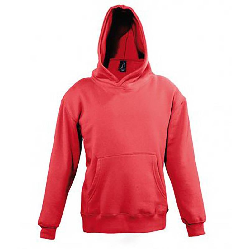 Slam Kapuzen Sweatshirt Jungen Rot Bunt 116 von SOLS