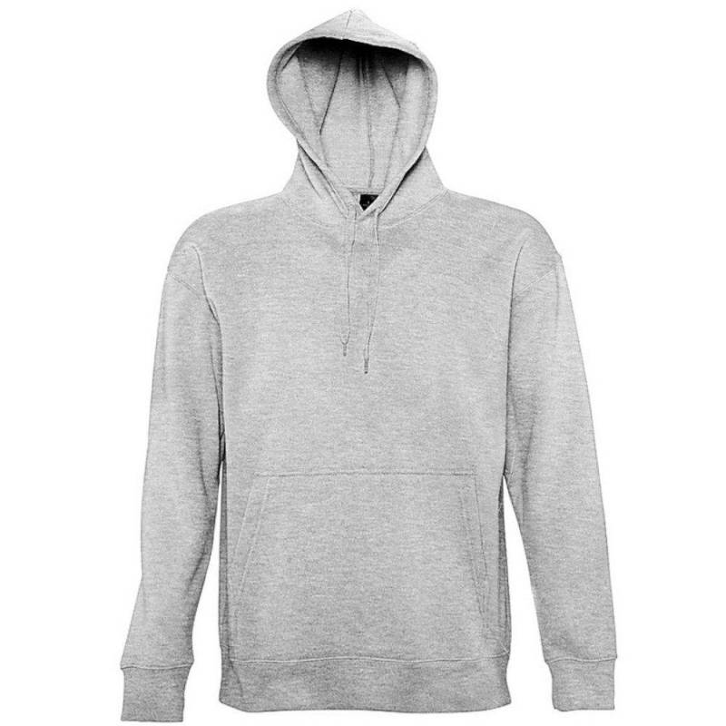 Slam Kapuzenpullover Kapuzensweatshirt Herren Taubengrau L von SOLS