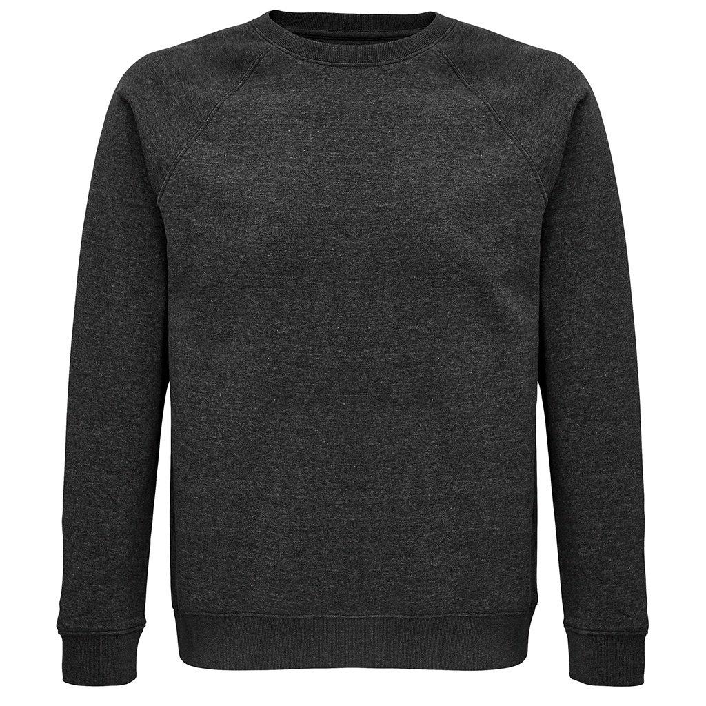 SOLS - Space Sweatshirt aus biologischem Anbau Raglanärmel, für Damen, Charcoal Black, Größe 3XL von SOLS