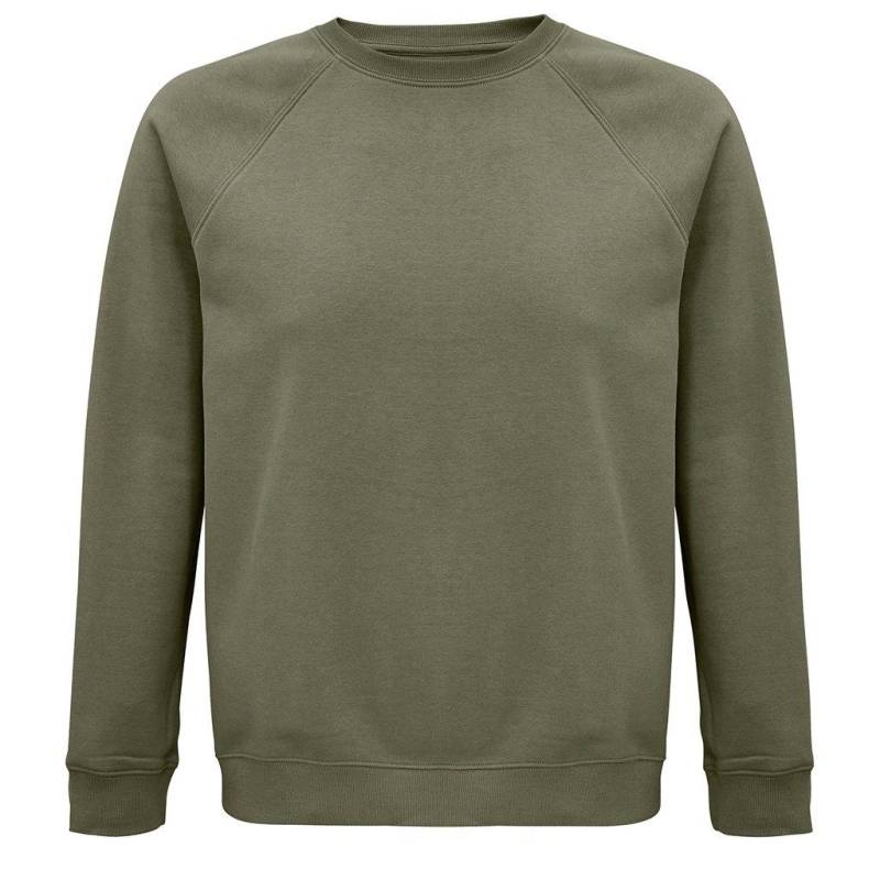 Space Sweatshirt Aus Biologischem Anbau Raglanärmel Damen Khaki XS von SOLS