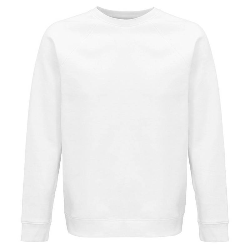 Space Sweatshirt Aus Biologischem Anbau Raglanärmel Damen Weiss 3XL von SOLS