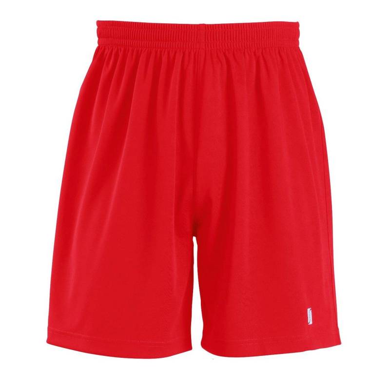 Sport Shorts San Siro 2 Jungen Rot Bunt 10A von SOLS